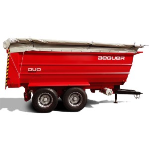 Caixa cònica sèrie DUO de Beguer per facilitar la descàrrega de materials en el sector agroindustrial.