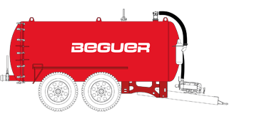 Cisterna agrícola Beguer de 14.000 litres per a fertilització