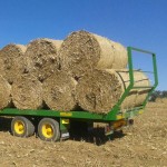 Plataforma agrícola per a transport de bales i palets